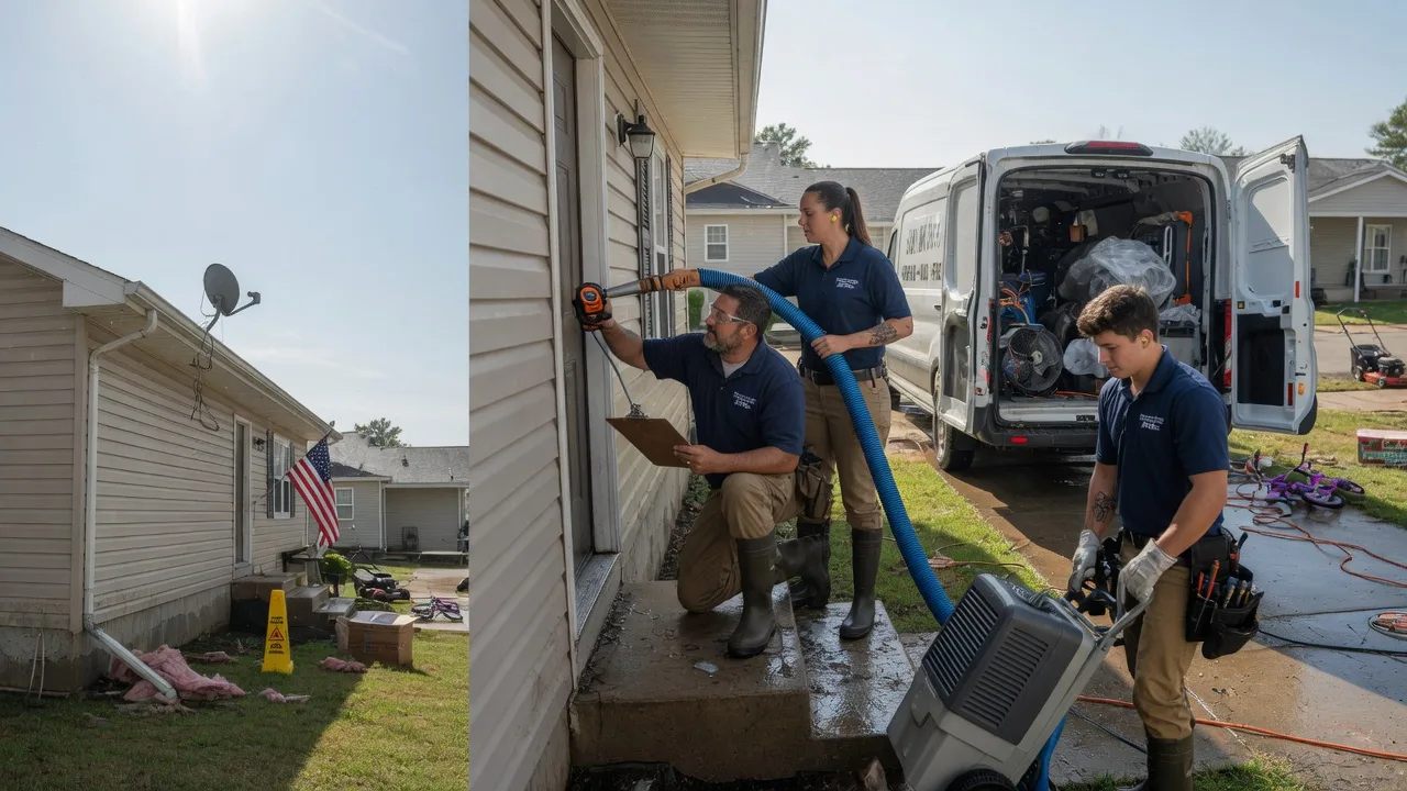 Ceiling Water Damage Restoration in Parkdale, AR near me
